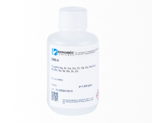 CMS-5-125ML 10 ppm ICP Mix Standard 5 patron icp standards