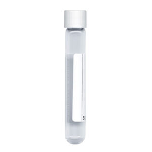 Labco Exetainer® 12ml Borosilicate Glass Vial Round bottom 101x15.5mm Evacuated Labelled Seal + White Cap. Pack of 1000 Elemental Microanalysis