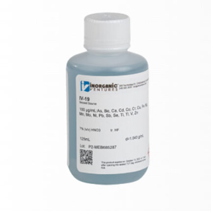 IV-19-125ML 100 ppm 19 Element ICP Calibration/Quality Control Standard
