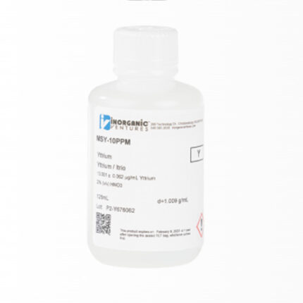 Patron ICP 10ug/mL YTTRIUM 125mL Material de Referencia