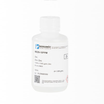 Patron IC 10ug/mL ZINC 125mL Material de Referencia