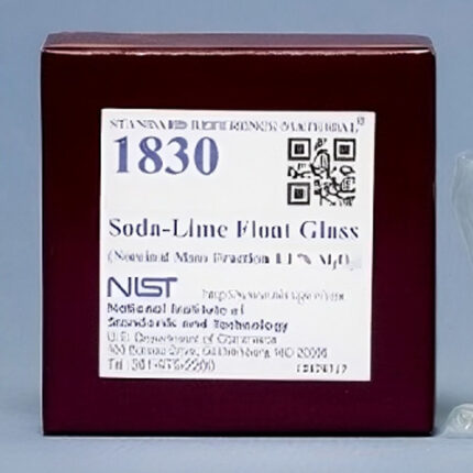 Soda-lime float glass - Constituents NIST-SRM-1830 material de referencia certificado