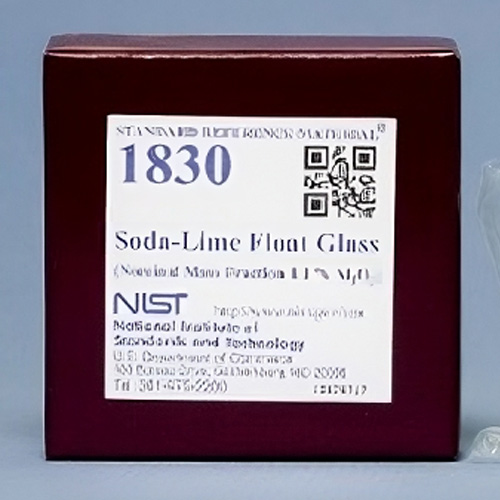 NIST-SRM-1830 Soda-lime float glass - Constituents NIST-SRM-1830 material de referencia certificado