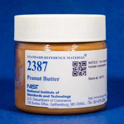 Peanut Butter material de referencia seguridad alimentaria 2387
