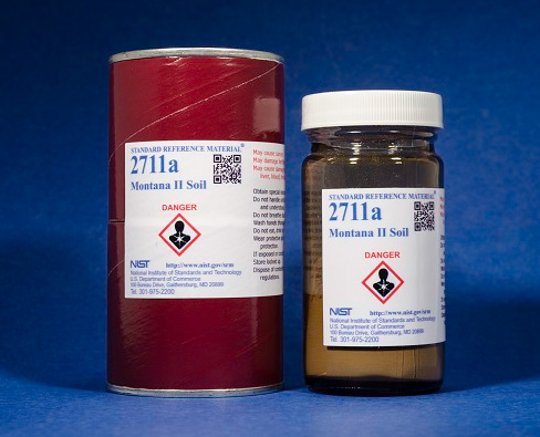 NIST-SRM-2711A Montana II Soil Moderately Elevated Trace Element Concentrations NIST-SRM-2711A