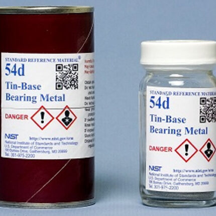Metal para rodamientos a base de estaño 54d nist material de referencia