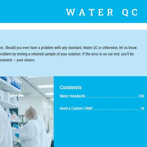 calidad de agua inorganic ventures