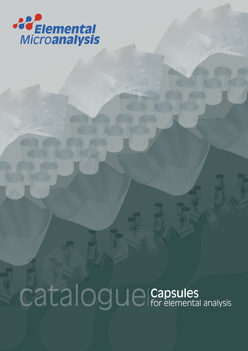 catalogo capsulas elemental microanalysis