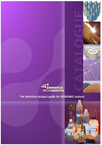 consumibles elemental microanalisis